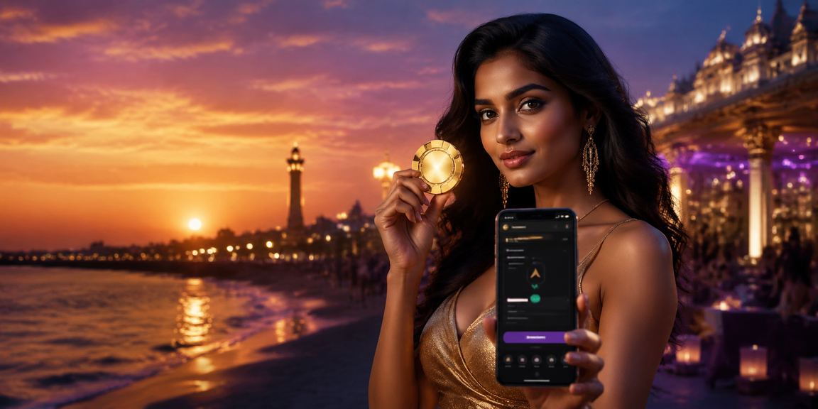 Chennai player using mobile device responsible gaming concept