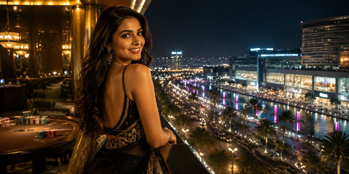 Live Teen Patti table at night with players enjoying game